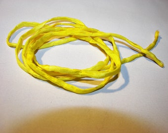 Silk cords, silk ribbon