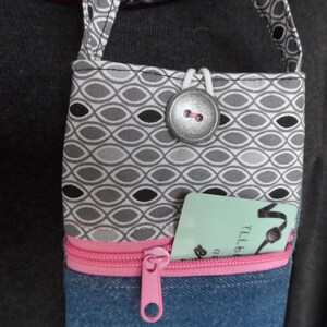 Bolsa para teléfono móvil para colgar, regalo para novia, cartera con cremallera, funda para teléfono móvil, para llevar alrededor del cuello, única, cruzada