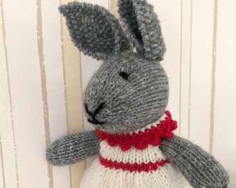 Hase, gestrickt, Hasen, Mädchen, Handgestrickt, Kaninchen, Spielzeug,  "Little Cotton Rabbits",