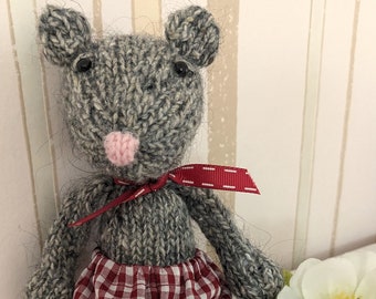 MAUS, gestrickt, Mäuschen,