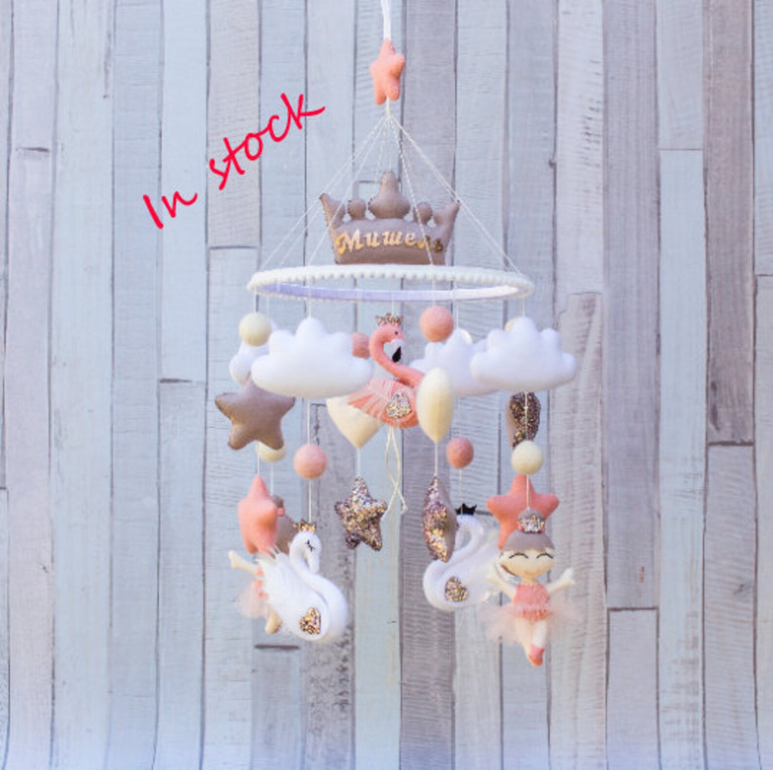 Baby mobile girl Nursery decor Mobile bebe baby mobile Etsy