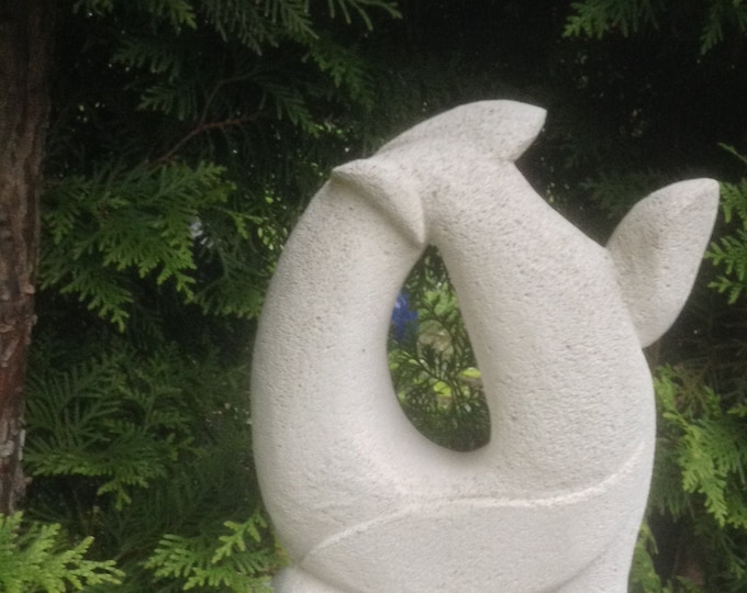 sculpture "dolphins"
