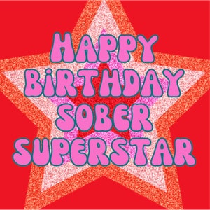 Poisson sobre, Carte sobre, Carte sobre, Anniversaire sobre, Teetotal, Soberversary, Carte de récupération, Sans alcool, Anniversaire sobre, Sobre