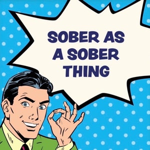 Sober Fisch, nüchtern, Sobriety, Liebe, Teetotal, Soberversary, Erholungskarte, Alkoholfrei, Sober Jahrestag, Sober Geburtstag,