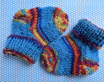 Kunterbunte BabySöckchen - Neugeborenen-Socken