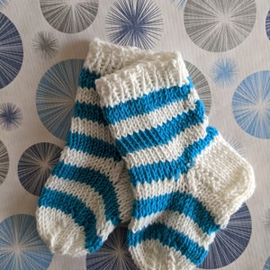 Calcetines para bebé - calcetines para recién nacido con aspecto de rizos