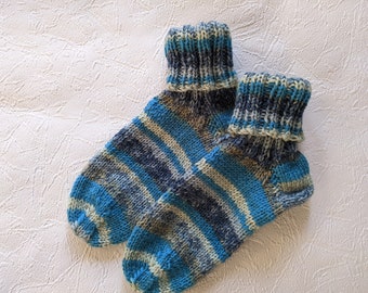 Beautiful women's socks size 38/39 blue