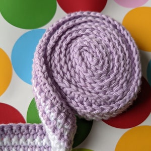 Crocheted snail band &quot;Lena&quot; for small hands