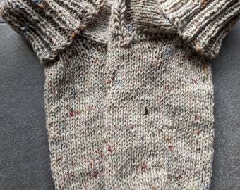 Wunderschöne Damensocken Gr. 40/41 hellgrau Tweed