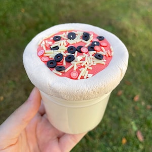 Mini Pizza DIY Clay Slime (scented)