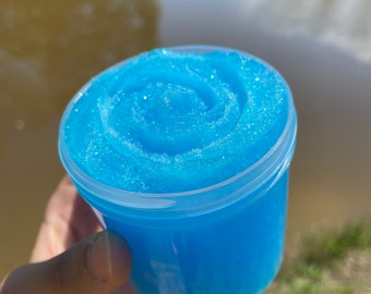Blue Raspberry Slushy Slime (scented)