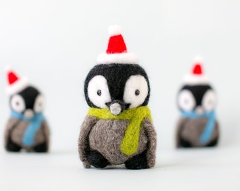 フェルト製ペンギンオーナメント、「I Flippin' Love You」ギフト