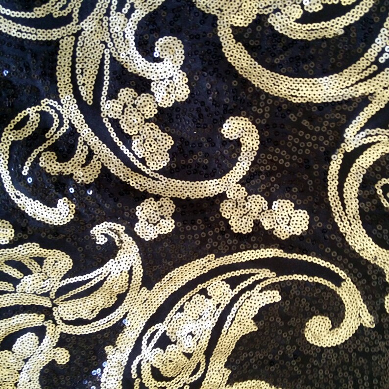 LBD Black strapless sequin dress mini party dress guest dress black cocktail dress 80s style Paisley mini dress Pailletten-Kleid