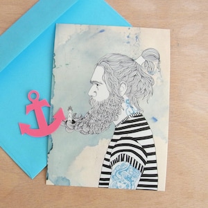 Postal "El hijo del marinero"