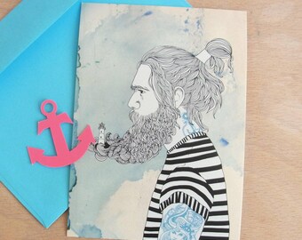 Carte postale « Le fils du marin »