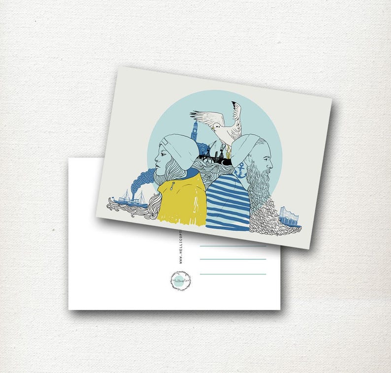 Postkarte "Hamburg"