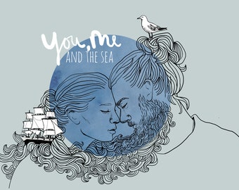 Poster "You, me and the sea"