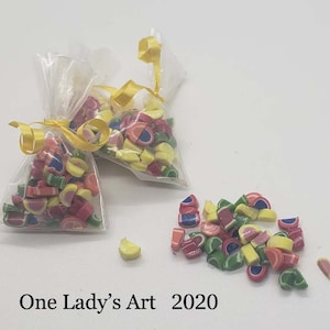 Miniature Fruit Slice Bags