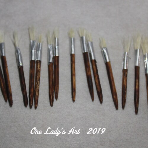 Miniature Paint Brushes 4 Etsy
