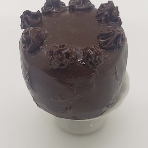 Miniature Dark Chocolate Cake