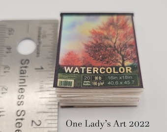 Miniature Watercolour Pad (1)