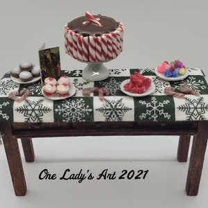Miniature Christmas Table C