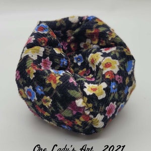 Miniature Beanbag- Floral Cord