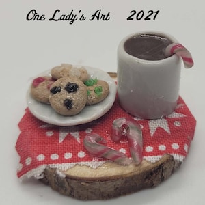 Miniature Santa Cookies with Coco Snowflake (1)