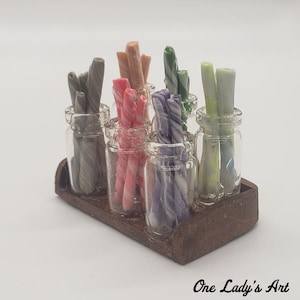 Miniatur Zuckerstangen