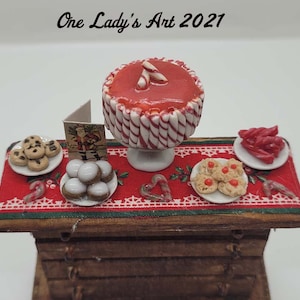 Miniature Christmas Table D
