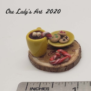 Miniature Hot Coco and Cookies (yellow)