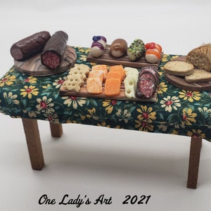 Miniature Meat and Cheese Table