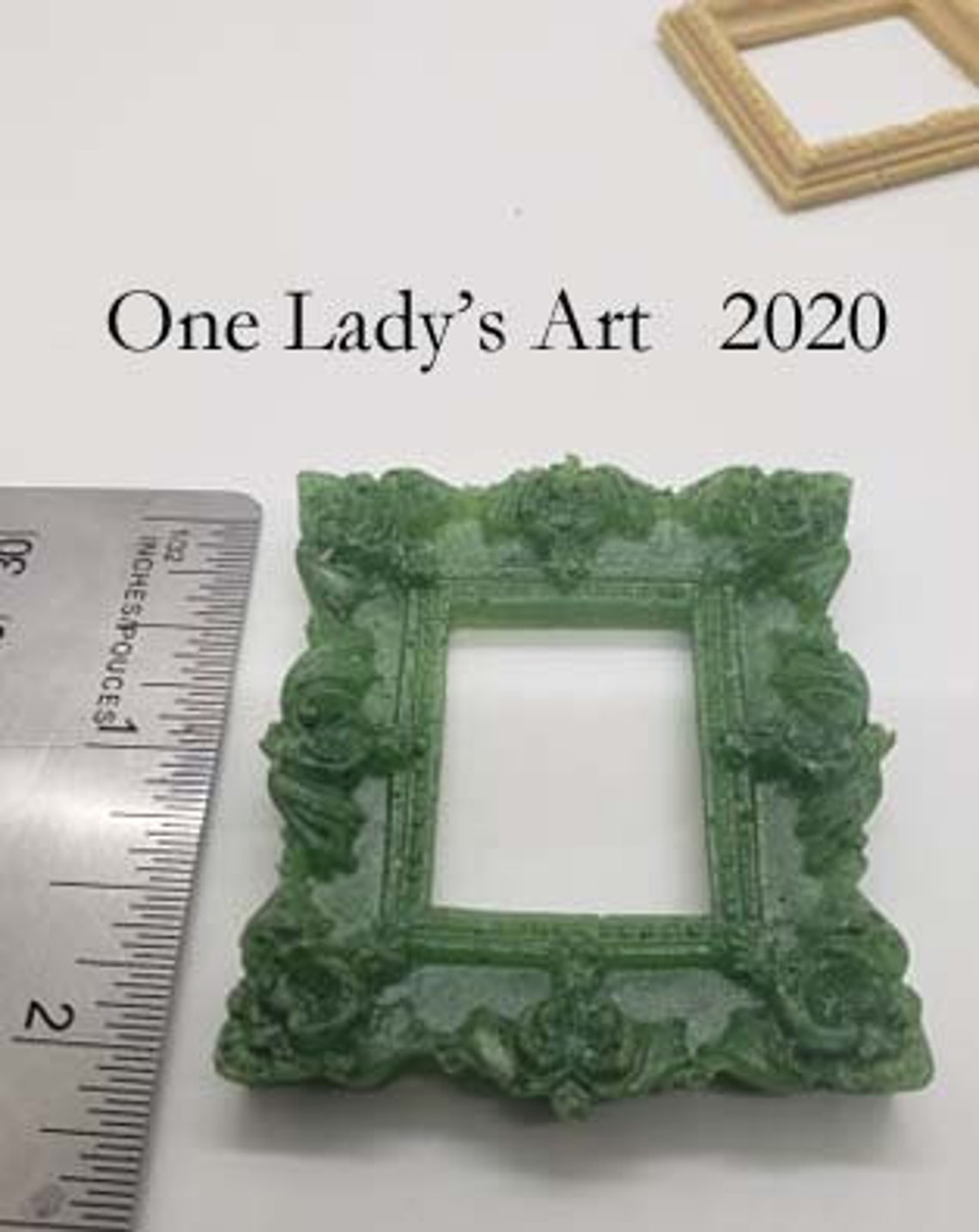 Dollhouse Miniature Resin Picture Frames 5 Pack Etsy