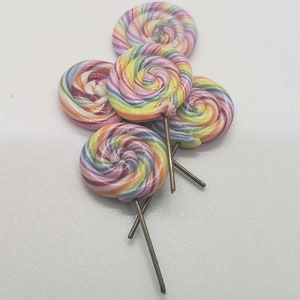 Miniatur Swirl Lolli (5 Stück)