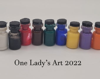 Miniatur Acrylfarben Set