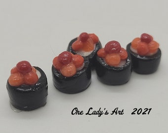 Miniature Sushi - Tobiko Flying Fish Roe (5)