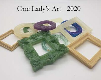 Dollhouse Miniature Resin Picture Frames (5 pack)