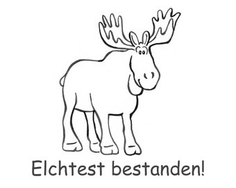 Vorlage Elch Diy Etsy