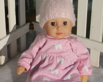 Doll clothes 36 cm set shirt, trousers, hat, socks, handmade doll clothes, gift for girls, doll fashion for chubby baby doll 35-40 cm