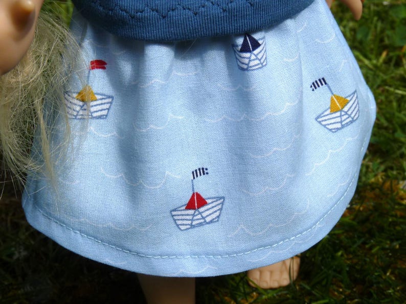 Doll clothes 27 cm set handmade doll things for girls shirt skirt doll outfit Easter gift doll clothes doll accessories 27-30 cm image 4