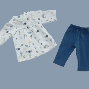 Poppenkleertjes 36 cm set handgemaakte poppenkleertjes voor meisjes jurk broek poppen cadeau poppenmode poppenkleertjes stoffen pop Waldorf stijl