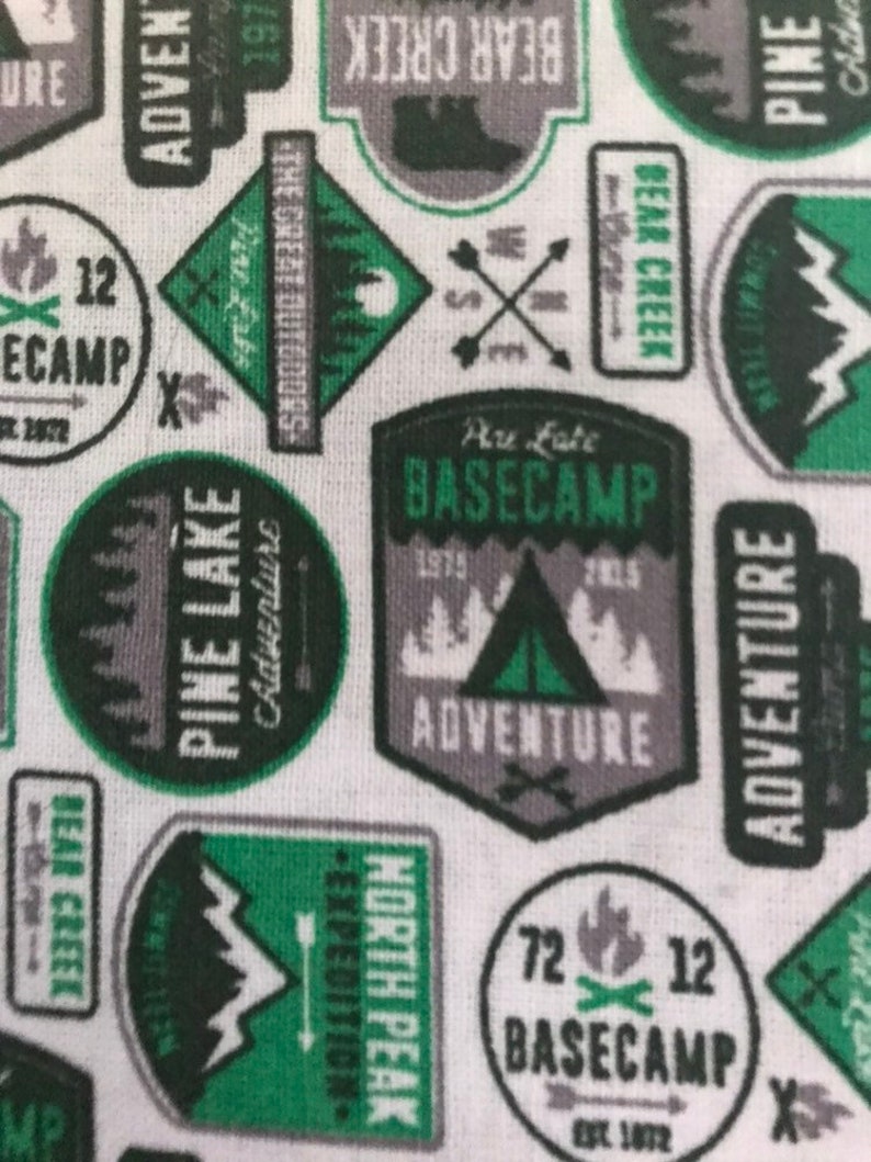 Camping Themed Dog Bandanas