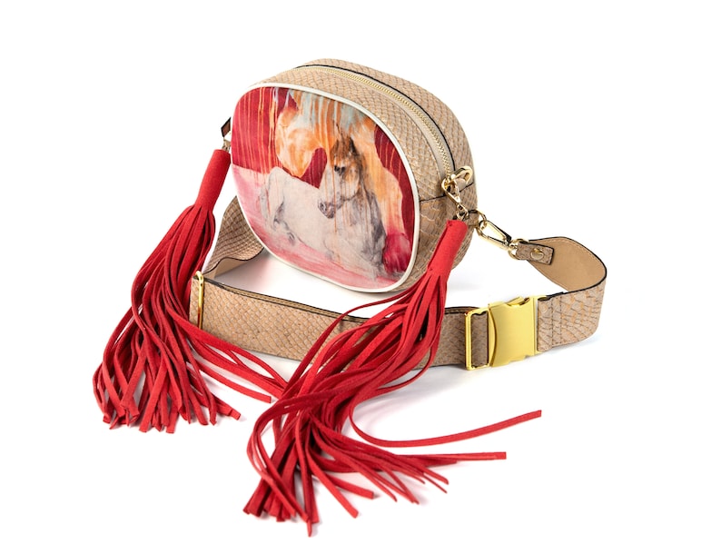 Vegan Cork Belt Bag Mini Purse Multifunctional Bag Art Bag Eco Fanny Pack Sustainable bag CASTELLINA