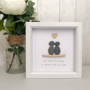 Mum Pebble Art, Personalised Mothers Day Gift, Gift for Mum, Mum Birthday Gift, Pebble Art, Gift for Mom, Personalised Gift