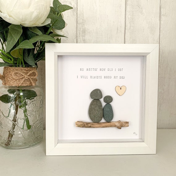 Gift for Dad Fathers Day Gift Dad Birthday Gift Dad Pebble Etsy