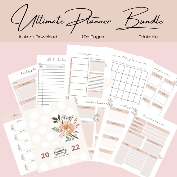 Ultimate Planner Bundle Etsy