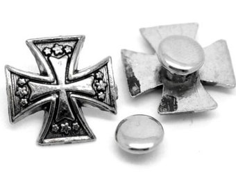 Rivet crosses Celtic Antique silver