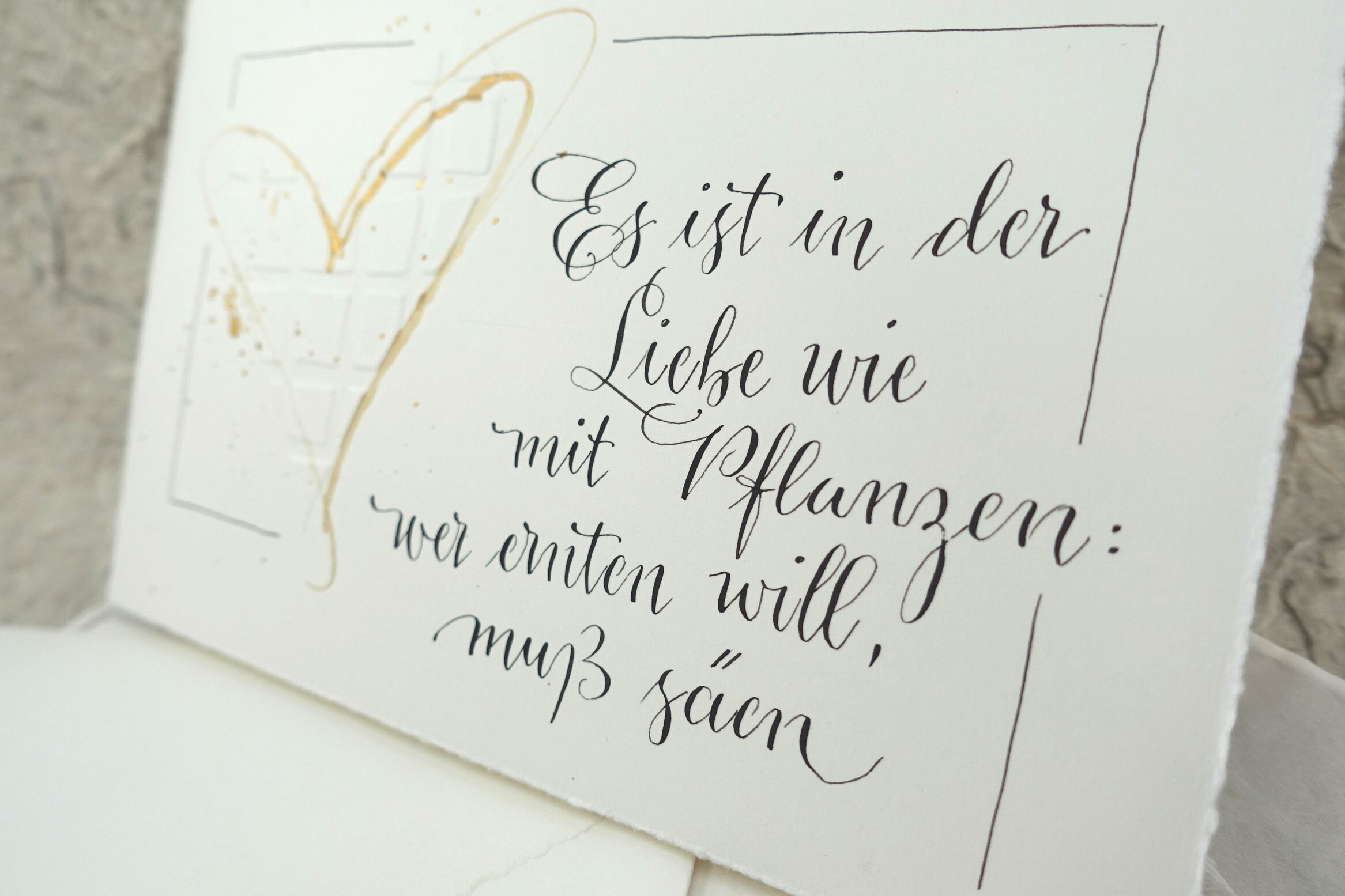 Original Hochzeitskarte mit Spruch Etsy