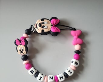 Attache sucette thème Minnie