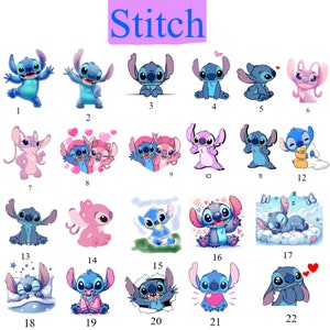 Sucette personnalisée thème Stitch image 2